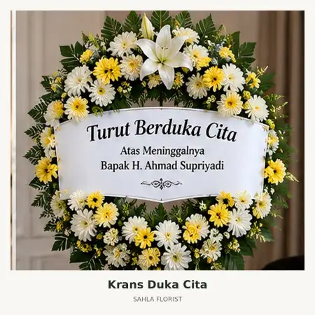 Krans Bunga Duka Jajawar
